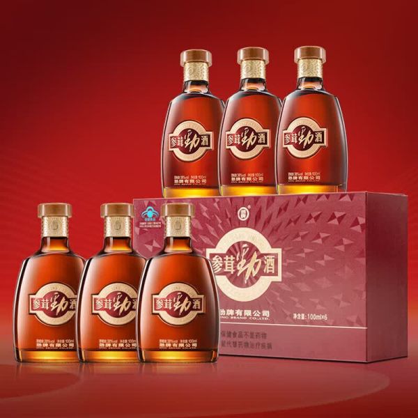 劲牌参茸劲酒 38度100mL6瓶礼盒装