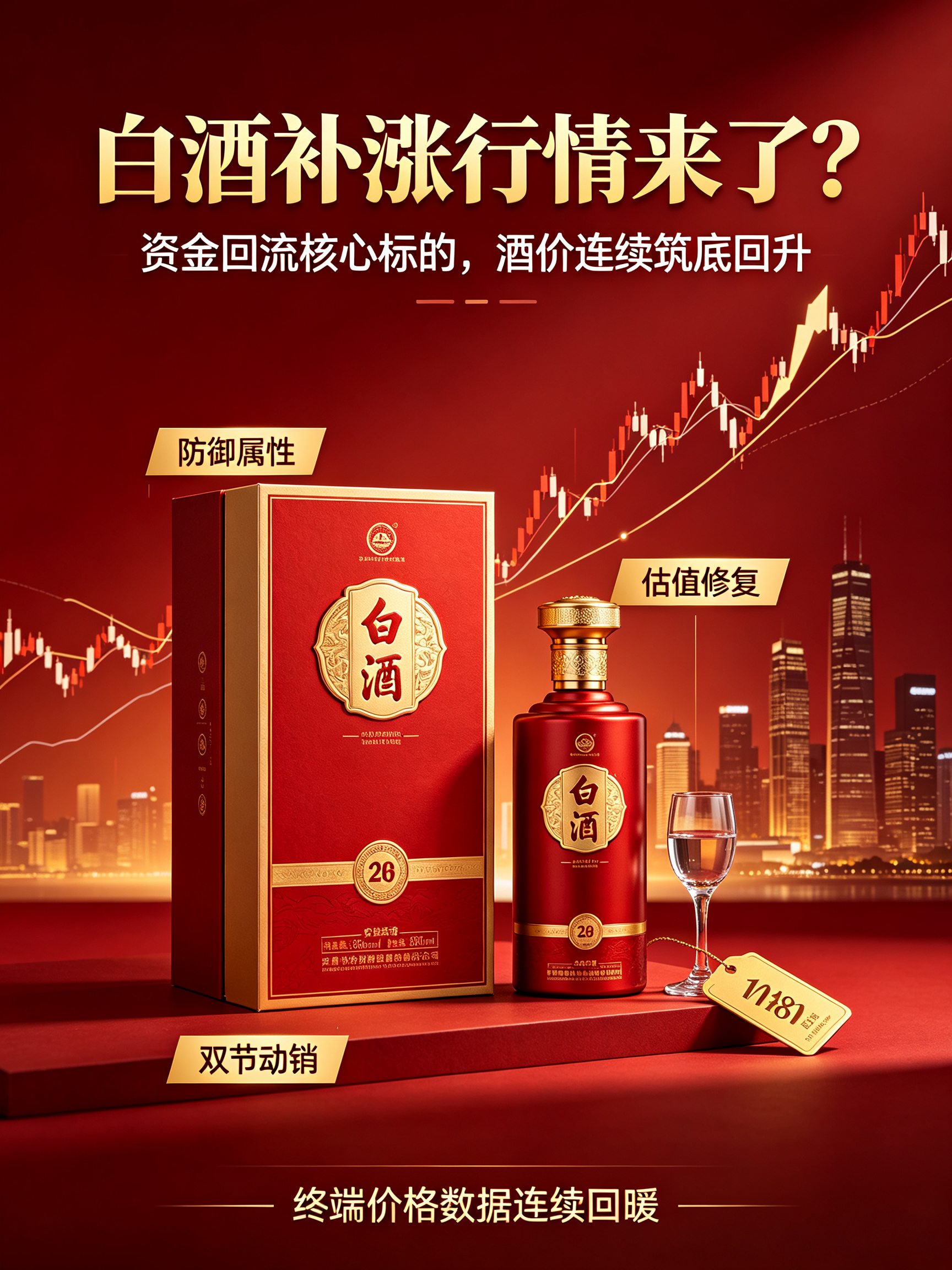 9月5日酒业快讯：A股白酒板块逆势领涨，11大核心单品总价破万，行业补涨窗口正式开启